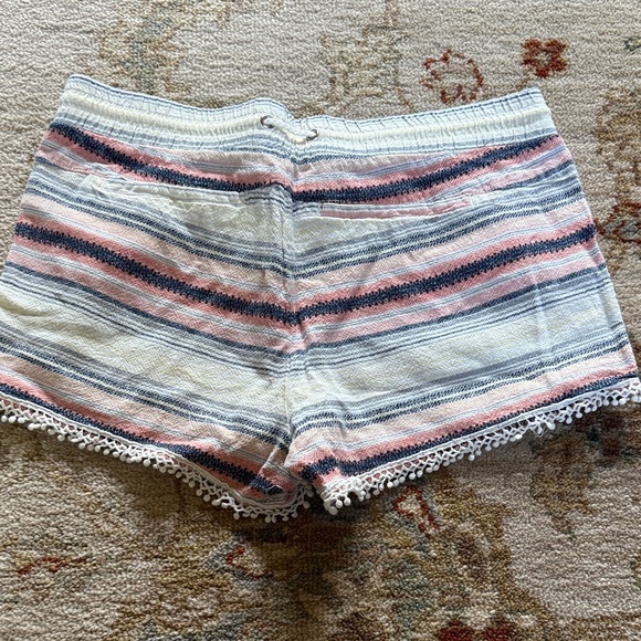 Striped Drawstring Shorts - Picture 5 of 5